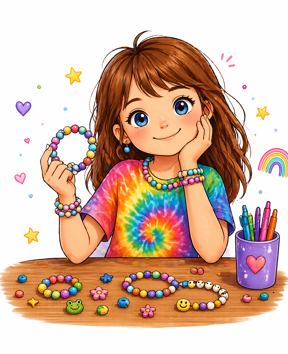Beads by Rhiannon cartoon girl